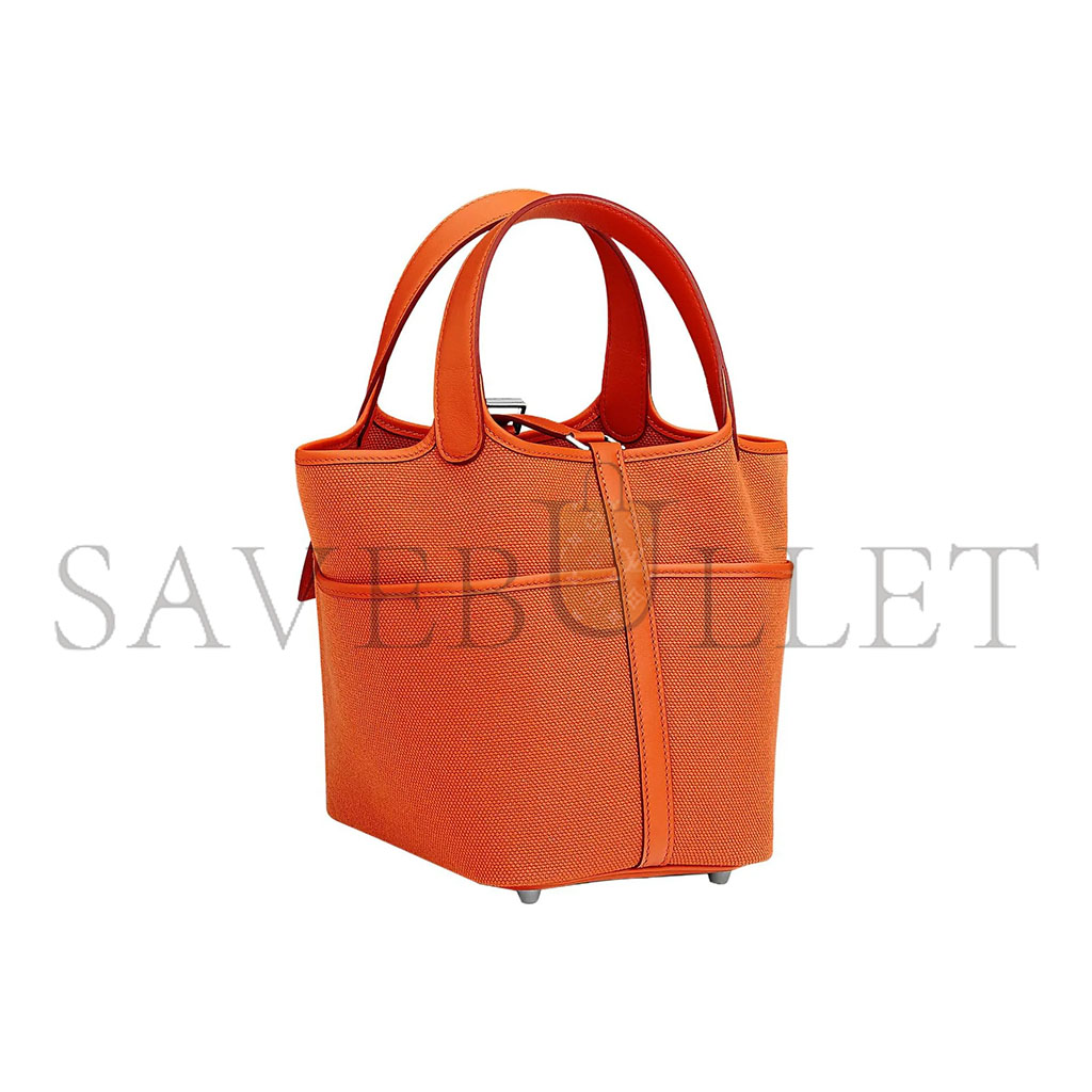 HERMES PICOTIN LOCK 18 GARGO GOELAND SWIFT H083189CKAO (18*18*13cm)